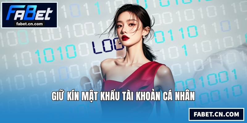 Giữ kín mật khẩu tài khoản cá nhân